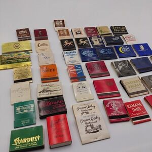 Vtg Matchbooks Lot 45 Big Name Bars Clubs Hotels Restaurants Casinos Collection
